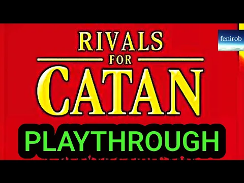 Rivals For Catan Card Game | Playthrough (Basic Set)