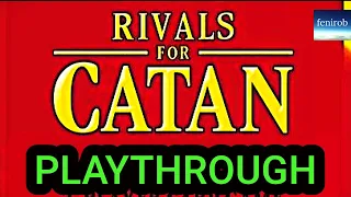 Rivals For Catan Card Game | Playthrough (Basic Set)