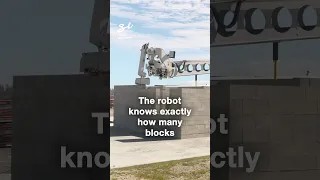 This robot is putting Bob The Builder out of a job...😅🧱 I 🎥 @FBR-ltd #future #cooltech #machinery