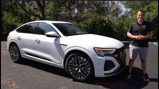 Is the 2024 Audi Q8 e-tron Sportback a NEW luxury SUV worth the price?