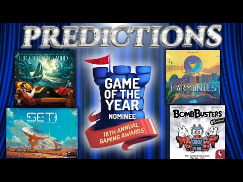 2024 Dice Tower Awards - Predictions!
