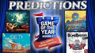 2024 Dice Tower Awards - Predictions!