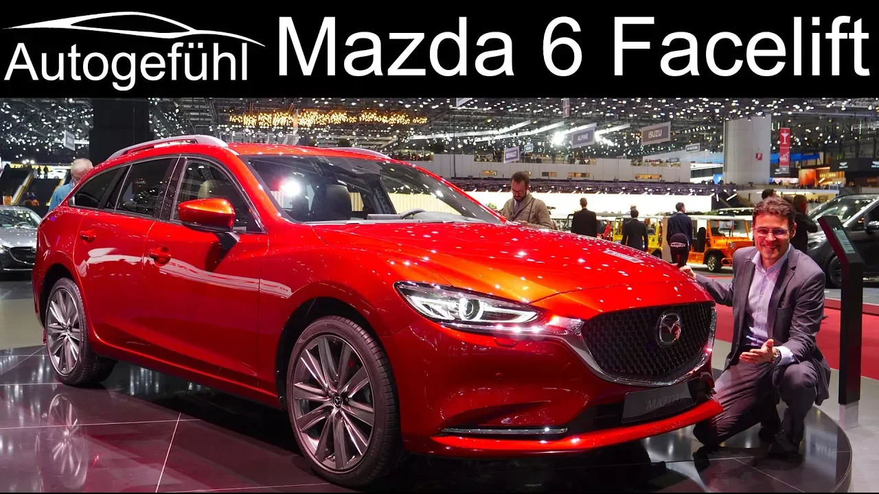 2019 Mazda6 Facelift REVIEW Estate Wagon vs Sedan comparison #GIMS2018 - Autogefühl