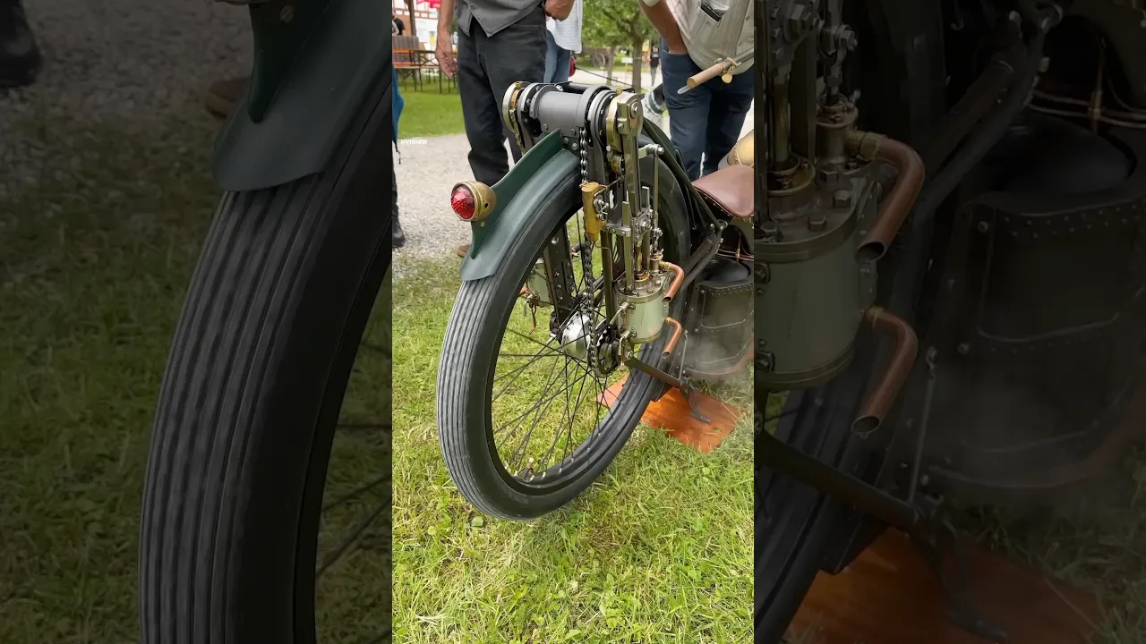 This bike wants to blow off some steam... literally 😅 #steam #motorbike #motorcycle
