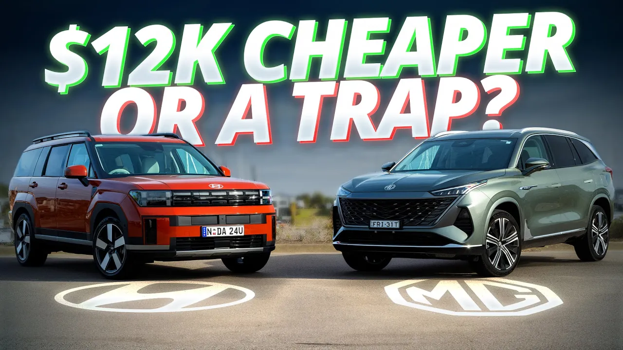 2025 Hyundai Santa Fe Elite v MG QS Essence Comparison