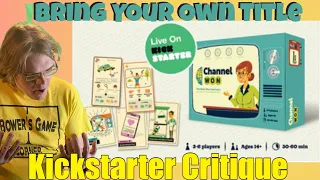 Channel WON - Kickstarter Critique Review