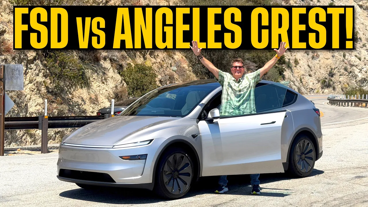 Can Tesla’s Full Self-Driving in Mad Max Mode Shred Angeles Crest Highway?