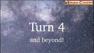 TURNS 4 and ON: Elemental Card Action- Arcana Towers Tarot Themed Board Game