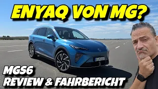 MGS6 EV im Test: Besser als Skoda Enyaq? Preis-Leistung im Check. #ev