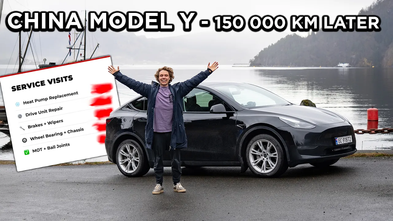 Shanghai Built Model Y Crosses 150,000km! All Servicing Needed To Get Here