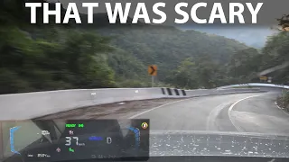 Jaecoo 5 driving up Doi Ang Khang (very steep mountain road)