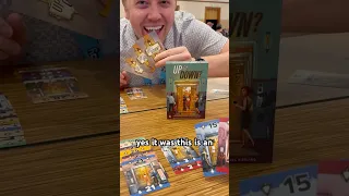 My current favorite Short Card Game! #upordown #boardgames #capstone