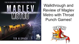 Walkthrough and Review of Maglev Metro with Throat Punch Games