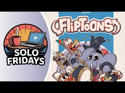 Fliptoons Solo Teach + Play Through in 15 mins!