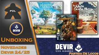 Abrimos 3 juegazos de Devir que se vienen en 2024/2025 | Devir | Unboxing | Partida de Locos |