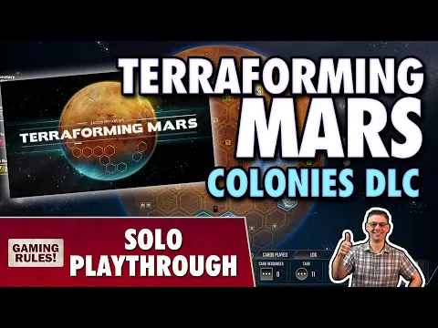 Terraforming Mars Digital: Colonies DLC - Solo Playthrough