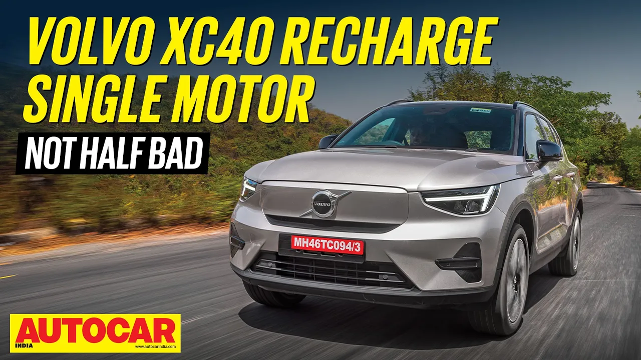 Volvo XC40 Recharge single motor review | Easy Going | First Drive | @autocarindia1