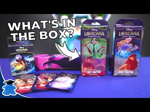 Disney Lorcana - See the cards, playmat, card sleeve and sneak peak with me