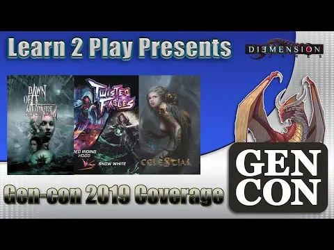 Learn to Play Presents: Gen-con 2019 coverage of Diemension Games