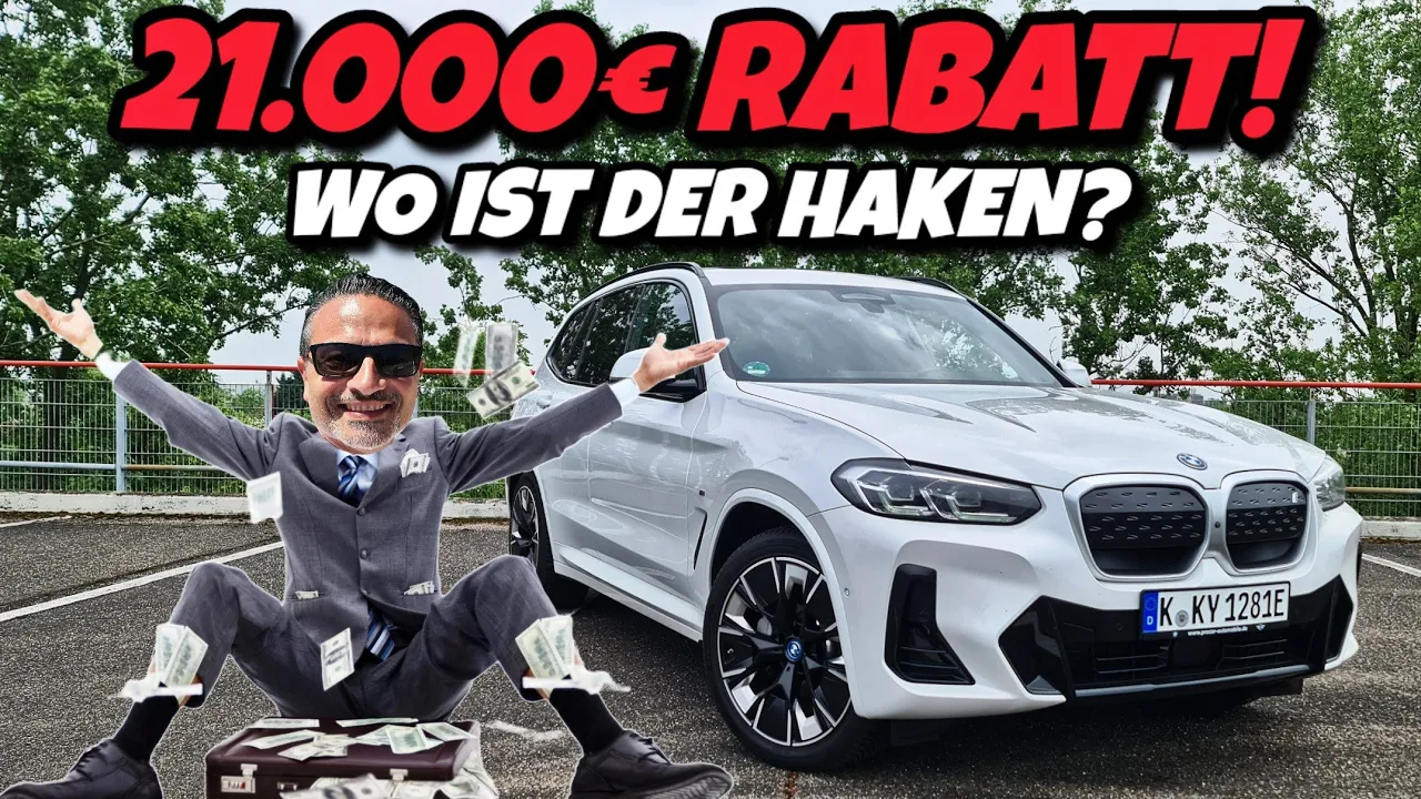 Elektro zum Schleuderpreis! 21.000€ Rabatt für den BMW iX3! Wo ist der Haken?