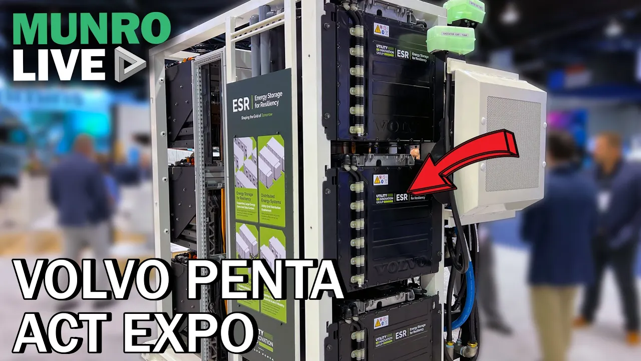 How Volvo Penta Is Electrifying Industry with Scalable BESS Solutions | ACT Expo 2025