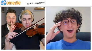 Pretending To Be a Beginner Violinist on OMEGLE