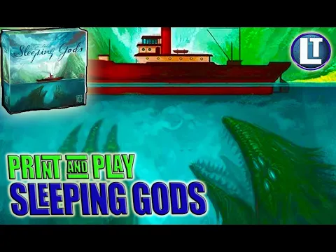 SLEEPING GODS Primeval Peril Print and Play board game / Rules Preview / Before You Print