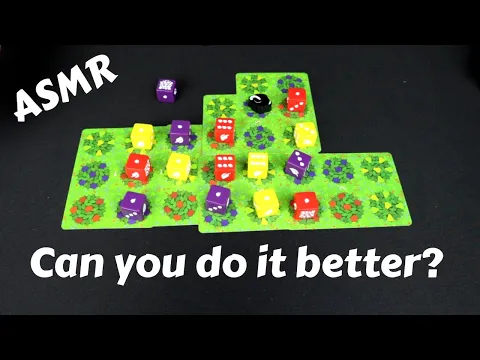 ASMR ORCHARD: A 9 card solitaire game - Board Game Playthrough (Whispering)