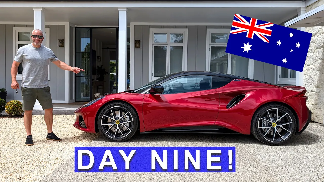 Finally get to Drive the Lotus Emira! Day 9 Oz Vlog | 4k