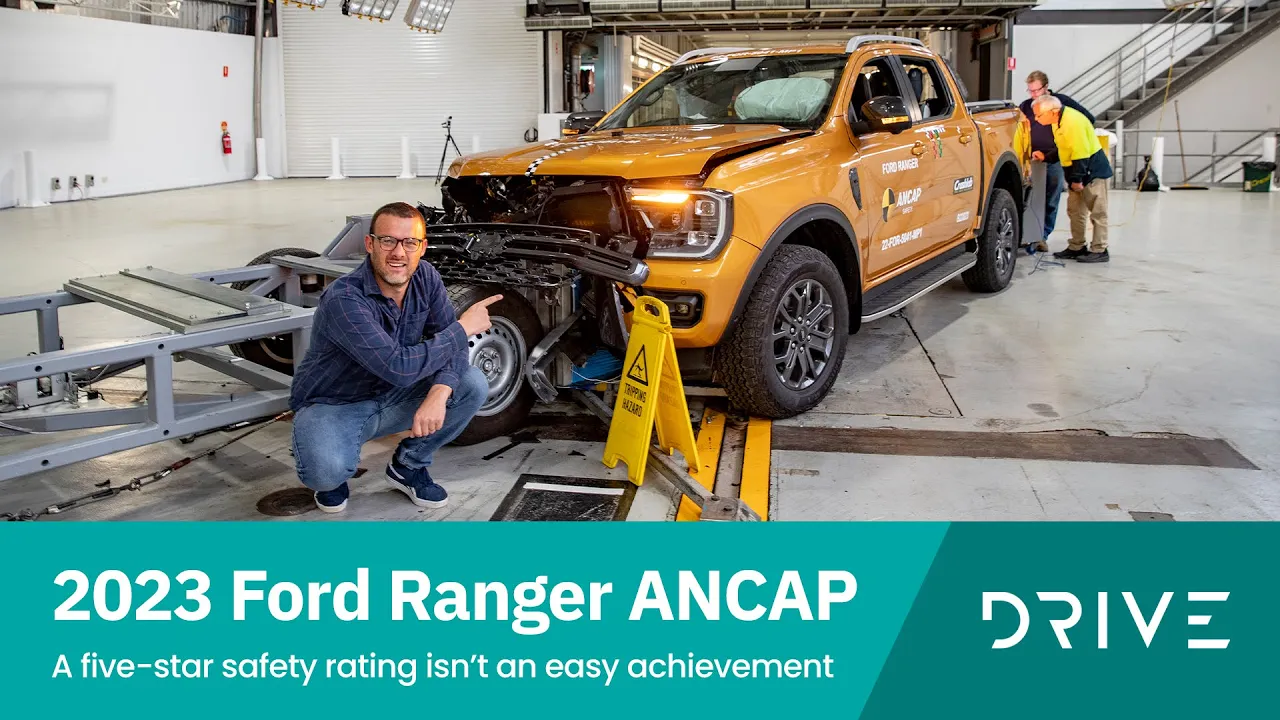 2023 Ford Ranger ANCAP Tested | A Five-Star Rating Isn't An Easy Achievement | Drive.com.au