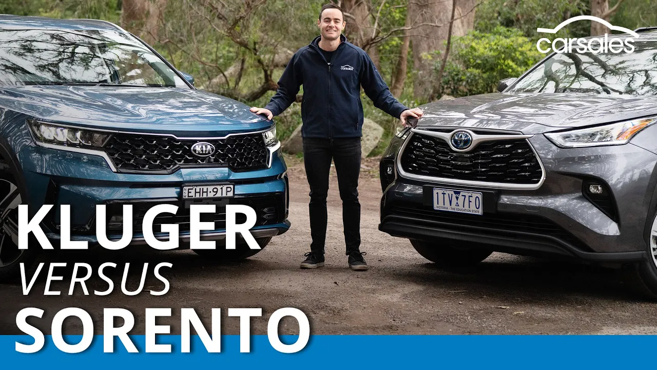 Toyota Kluger v Kia Sorento 2021 Comparison @carsales.com.au