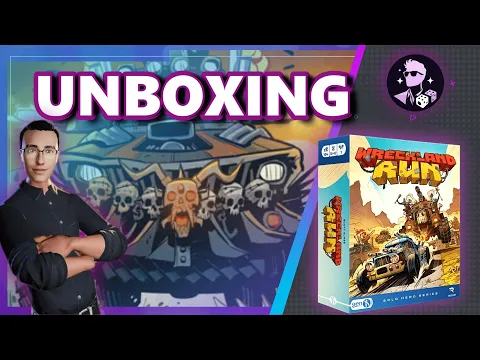 Unboxing de WRECKLAND RUN - Juego de mesa exclusivo en SOLITARIO y con CAMPAÑA