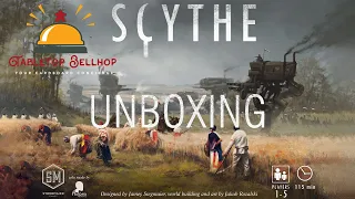 What you get in the box for Scythe the board game from Stonemaier games