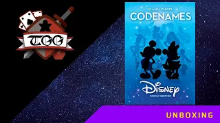 Codenames Disney Family Edition Board Game Unboxing