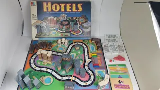 Milton Bradley Hotels Vintage Board Game 99% Complete Real Estate Finance Ebay