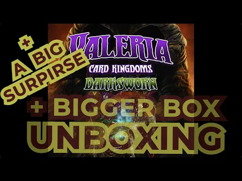 SMGSLT Unboxing - Valeria CK - Darksworn Expansion + BIGGER Box + A Big Surprise [KICKSTARTER]