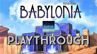 Babylonia Board Game I Playthrough