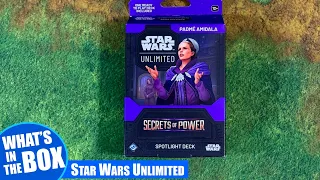 Star Wars Unlimited | PADME AMIDALA Secrets of Power Spotlight Deck Unboxing | Fantasy Flight Games