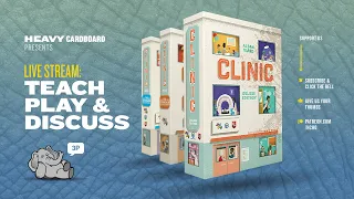 (Reupload) Clinic Deluxe w/Expansions- 3p Overview, Play-through, & Roundtable by Heavy Cardboard