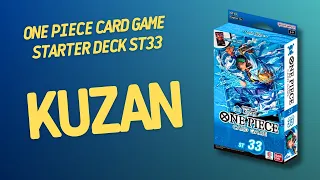 One Piece Card Game Starter Deck Blue Kuzan ST33 | Inside with João Ricardo Ep916