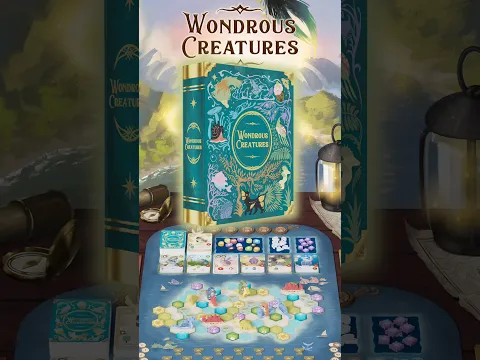 Wondrous Creatures Components Showcase #boardgames