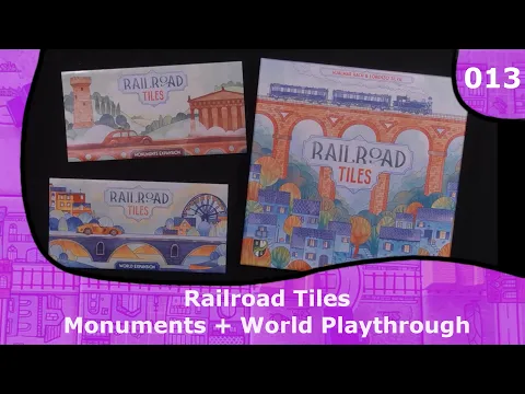 Monuments and World playthrough | 13 | Railroad Tiles Playthrough Series