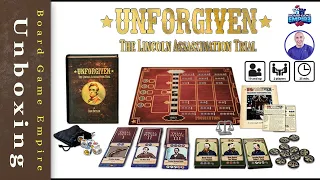 Unforgiven The Lincoln Assassination Trial Unboxing - Green Feet Games