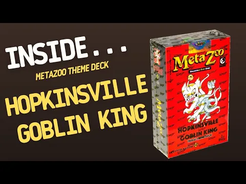 Inside…MetaZoo Cryptid Nation Tribal Theme Deck - Hopkinsville Goblin King (4K 60fps)