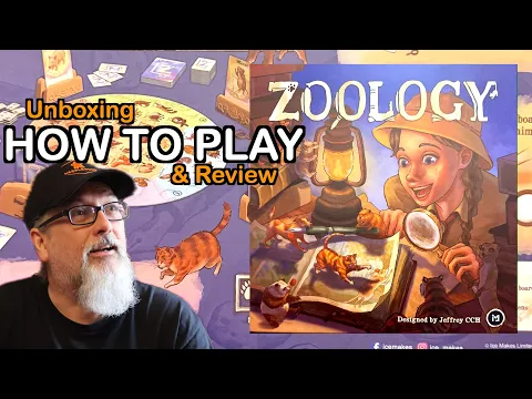 How to Play Zoology | A Board Game from Ice Makes | Designed by Jeffrey CCH (Terrorscape)