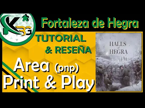 🏰La Fortaleza de Hegra🏰  | Tutorial & Reseña🔍 | ✂ Area Print and Play ✂