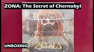 Zona: The Secret of Chernobyl board game unboxing