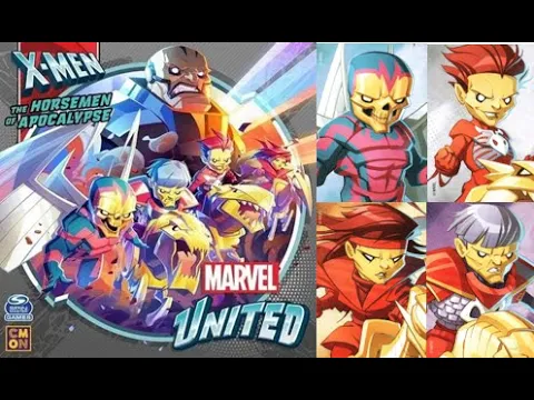 Marvel United: X-Men Play Through - The Horsemen of Apocalypse Vs Alpha Flight