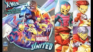 Marvel United: X-Men Play Through - The Horsemen of Apocalypse Vs Alpha Flight