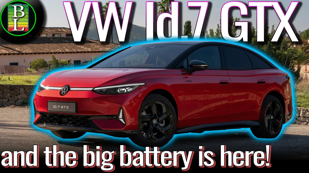 New VW Id.7 GTX and NEWS about the Big battery